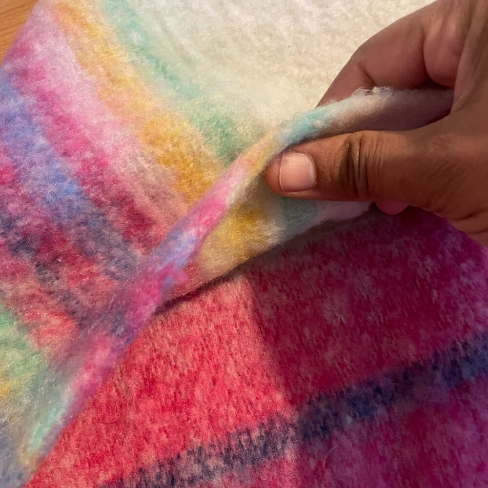 FREE PEOPLE Fringe Throw Blanket - SO soft!! - Picture 3 of 12
